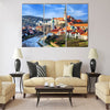 Cesky Krumlov, Czech Republic Multi Panel Canvas Wall Art