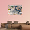 Saint Peter's Square in Vatican and aerial view of the city, Rome, Italy wall art