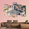 Saint Peter's Square in Vatican and aerial view of the city, Rome, Italy wall art