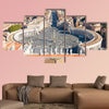 Saint Peter's Square in Vatican and aerial view of the city, Rome, Italy wall art