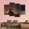 The Wings, bizarre rock formations in Bisti multi panel canvas wall art