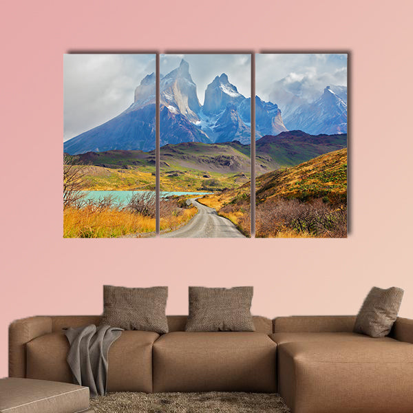 Summer day in the national park Torres del Paine, Patagonia  wall art