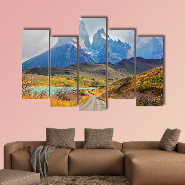 Summer day in the national park Torres Del Paine, Patagonia wall art
