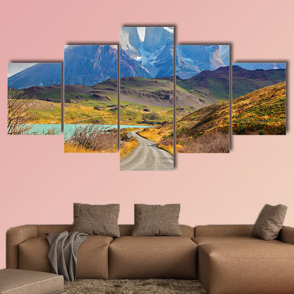 Summer day in the national park Torres Del Paine, Patagonia wall art