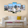 Observation deck in the Fort Adelaide on the Port-Louis Multi panel canvas wall art