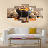 Close-up. judaic holiday tu bishvat, health and diet food, selective focus, Multi panel canvas wall art