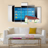 Vector - Home automation - smart security and automated system Multi panel canvas wall art