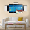 Vector - Home automation - smart security and automated system Multi panel canvas wall art