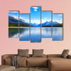 Maligne Lake in Jasper national park, Alberta, Canada Multi panel canvas wall art