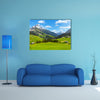 Summer Mountain View to Biberkopf mount multi panel canvas wall art