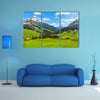 Summer Mountain View to Biberkopf mount multi panel canvas wall art