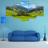 Summer Mountain View to Biberkopf mount multi panel canvas wall art