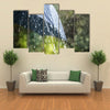 A Bad Weather Concept, The Falling Drops Of Rain From An Umbrella, Multi Panel Wall Art