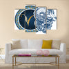 Illustration Of Zodiac Sign Aries Multi Panel Canvas Wall Art