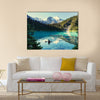 Joffre lake in Canada Multi panel canvas wall art