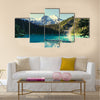 Joffre lake in Canada Multi panel canvas wall art