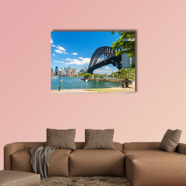 Sydney Harbor Bridge, New South Wales, Australia multi panel canvas wall art