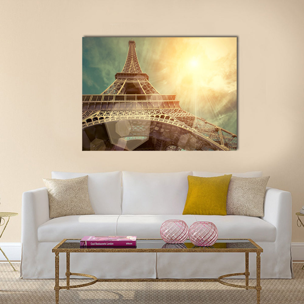 The Eiffel tower is one of the most recognizable landmarks Multi panel canvas wall art