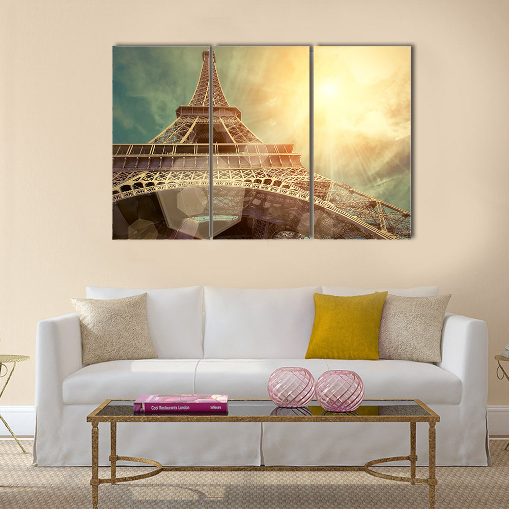 The Eiffel tower is one of the most recognizable landmarks Multi panel canvas wall art