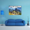 Machu Picchu Lost city of Inkas in Peru Multi Panel Canvas Wall Art