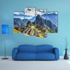 Machu Picchu Lost city of Inkas in Peru Multi Panel Canvas Wall Art