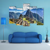 Machu Picchu Lost city of Inkas in Peru Multi Panel Canvas Wall Art