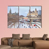 Rideau Canal skating rink, Parliament of Canada in winter wall art