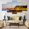 Larnaca Castle, the southern coast of Cyprus Multi Panel Canvas Wall Art