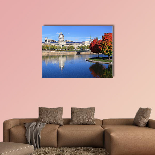 Marche Bonsecours, Montreal multi panel canvas wall art