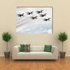 View Of USA Air Force Thunderbird In Air, Multi Panel Canvas Wall Art