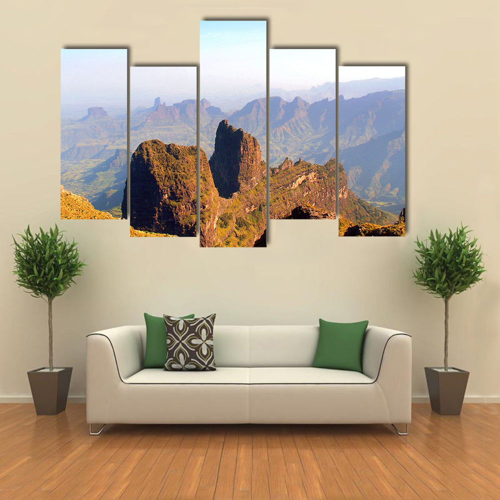 Simien National Park, Ethiopia, Ethiopia multi panel canvas wall art
