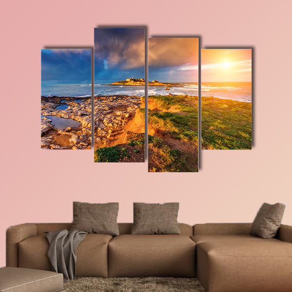 Fantastic view of the Isola delle Correnti multi panel canvas wall art
