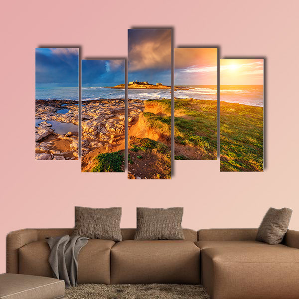 Fantastic view of the Isola delle Correnti multi panel canvas wall art