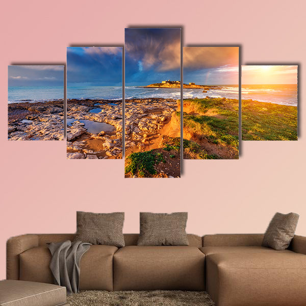 Fantastic view of the Isola delle Correnti multi panel canvas wall art