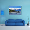 Wooden pier in Los Arrayanes National Park. San Carlos de Bariloche in the Argentina Multi panel canvas wall art