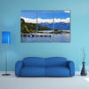 Wooden pier in Los Arrayanes National Park. San Carlos de Bariloche in the Argentina Multi panel canvas wall art