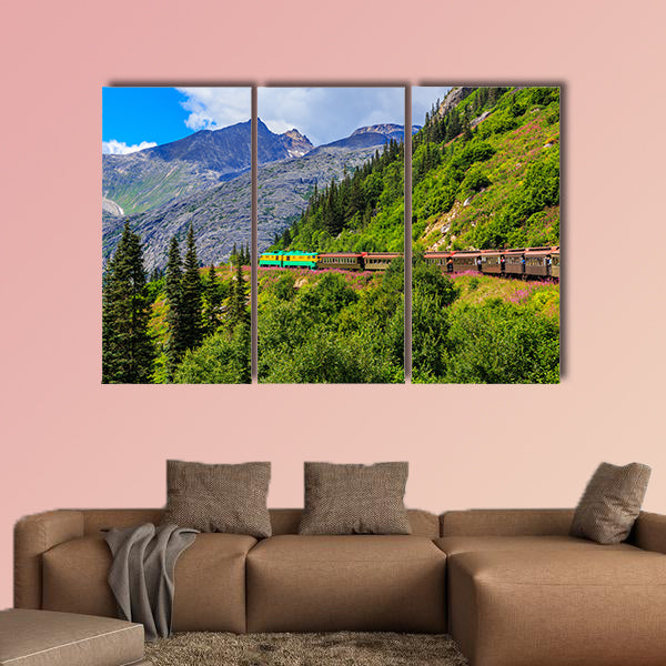 The scenic White Pass Yukon Route Railroad. Skagway, Alaska wall art