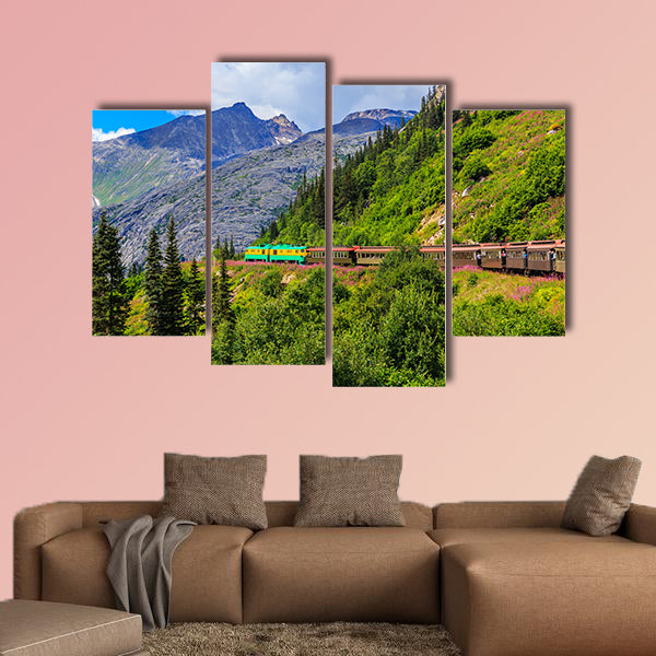 The scenic White Pass Yukon Route Railroad. Skagway, Alaska wall art