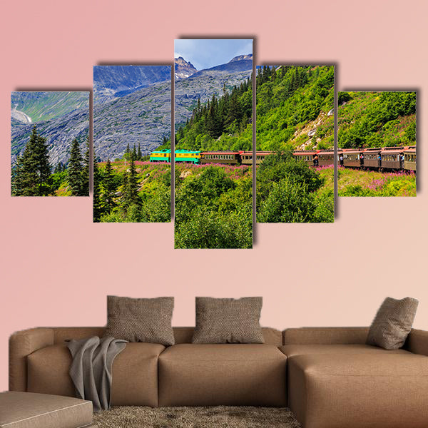 The scenic White Pass Yukon Route Railroad. Skagway, Alaska wall art