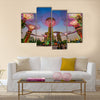 Supertrees at Gardens by the bay. Singapore, Multi Panel Canvas Wall Art