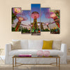 Supertrees at Gardens by the bay. Singapore, Multi Panel Canvas Wall Art