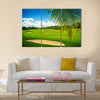 Golf course. Beautiful landscape of a golf court Multi Panel Canvas Wall Art