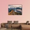 Mountain landscape in the lofoten Norway panoramic view multi panel canvas wall art