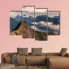 Mountain landscape in the lofoten Norway panoramic view multi panel canvas wall art