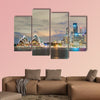 Sydney, Australia, Amazing skyline at dusk multi panel canvas wall art