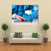 Cloud Computing diagram, new technology concept Multi panel canvas wall art