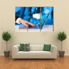 Cloud Computing diagram, new technology concept Multi panel canvas wall art