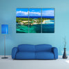 Panoramic view of the Roatan Island, Honduras Multi panel canvas wall art