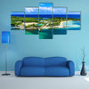 Panoramic view of the Roatan Island, Honduras Multi panel canvas wall art