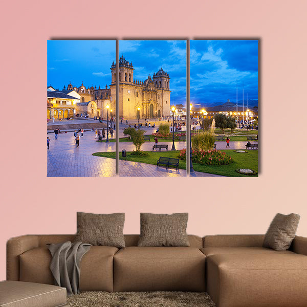 Cusco City Centre Peru South America multi panel canvas wall art